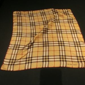 Burberry silk scarf